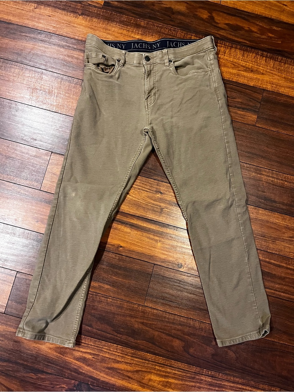 Jachs Men's Tan Chinos - Classic Straight Fit